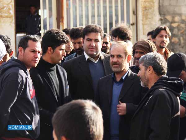 استقبال مردم درب گنبد از سردار حسن باقری